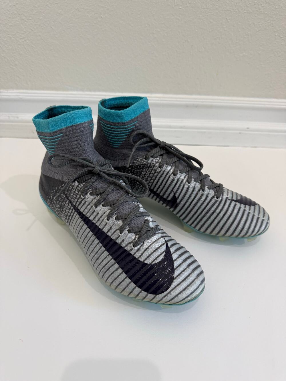2017 Nike Mercurial Superfly V FG Elite Women’s Cleats Radiation Flare Wolf Grey